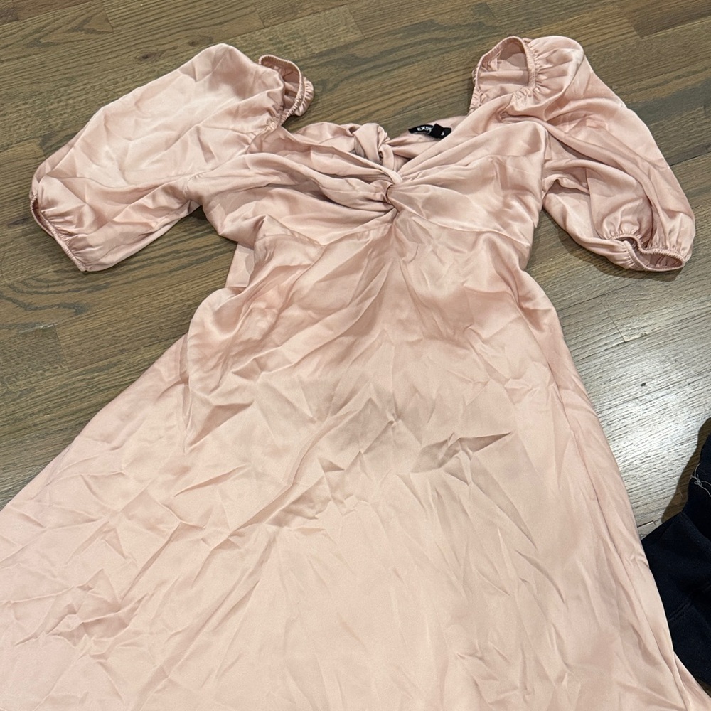 Express Blush Long Sleeve Dress